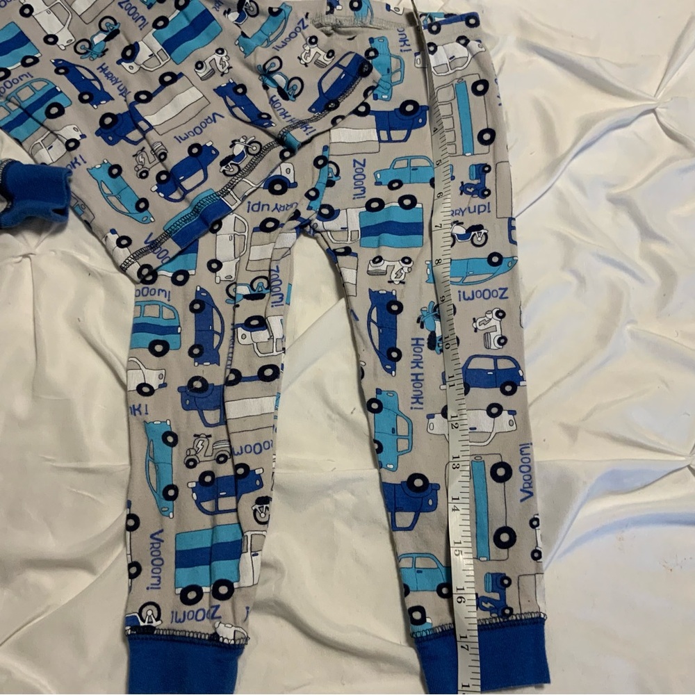 Pick any 5 for $15 Carter's Blue and Gray Car Print Pajama Set - Picture 7 of 8